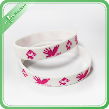 100% Eco-Friendly Bright Good Quality Silicone Wristband